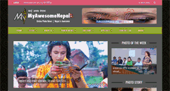 Desktop Screenshot of myawesomenepal.com